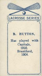 1910 Imperial Tobacco Lacrosse Color (C60) #18 Bouse Hutton Back